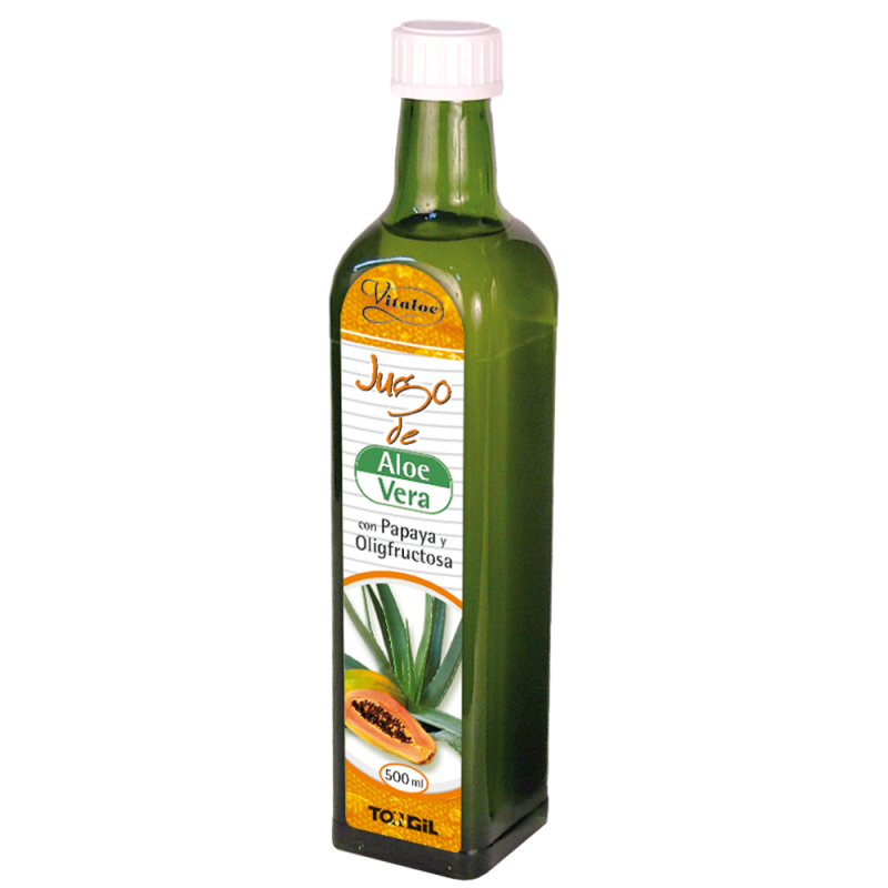 VITALOE JUGO DE ALOE VERA CON PAPAYA Y OLIGOFRUCTOSA 500 ML