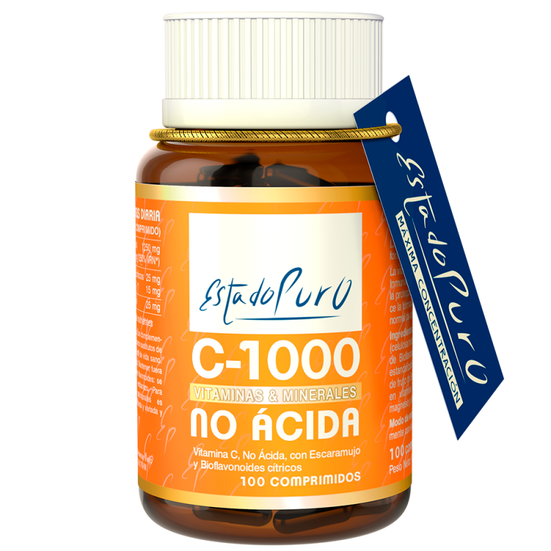 ESTADO PURO VITAMINA C-1000 NO ACIDA
