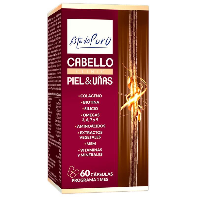 ESTADO PURO CABELLO PIEL Y UÑAS CLINIC CÁPSULAS
